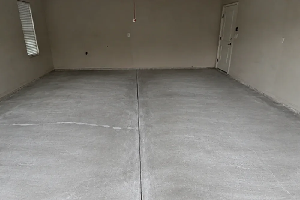 Floor before coating